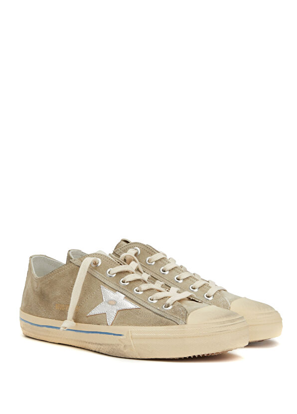 Golden Goose V-Star Vizon Erkek Süet Sneaker - 2