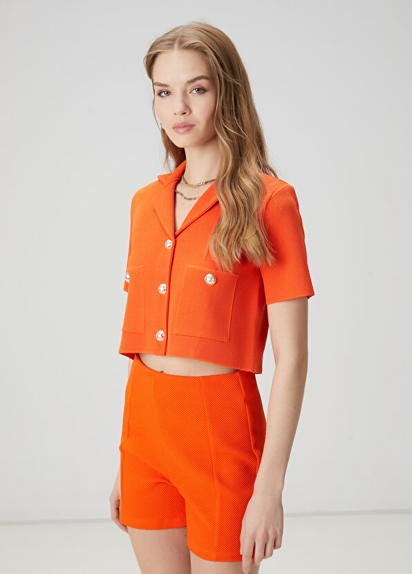 Beymen Club Mercan Crop Ceket - 4