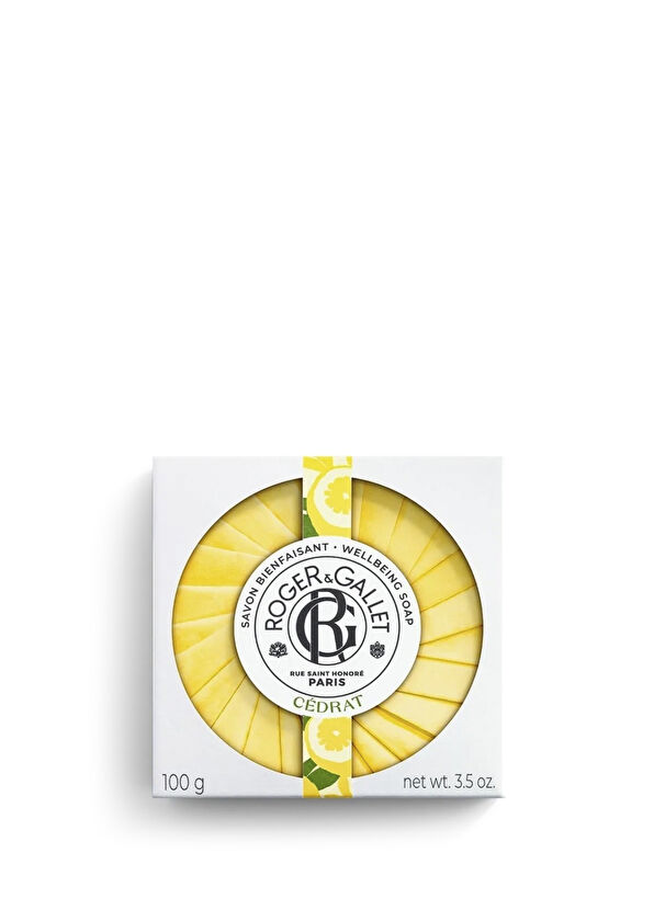 Roger&Gallet Cedrat Doğal Limon Özü Ferahlatıcı Kalıcı Koku Katı Sabun 100 gr - 1