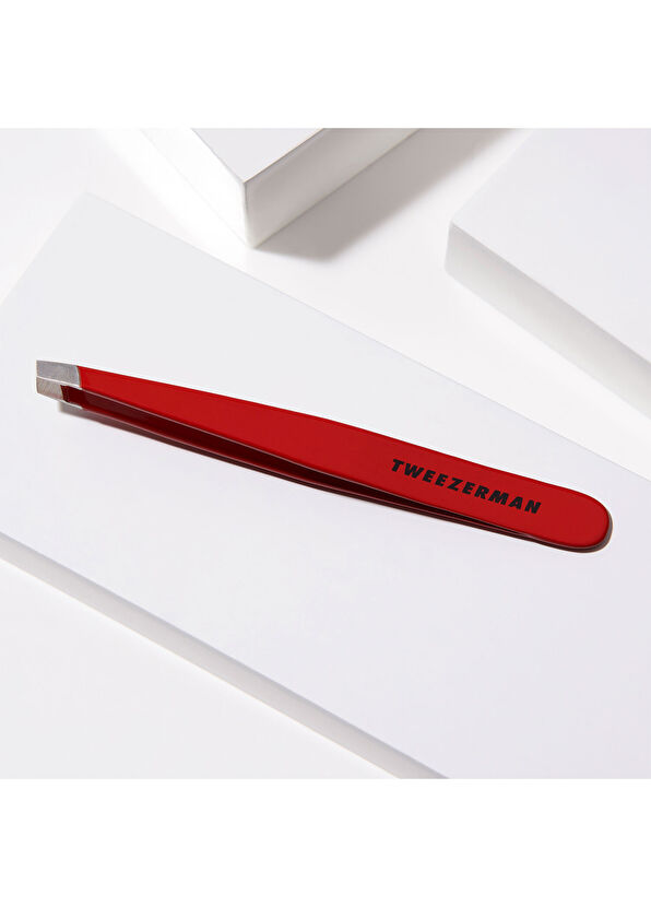 Tweezerman Slant Tweezer Signature Red Kırmızı Cımbız - 3