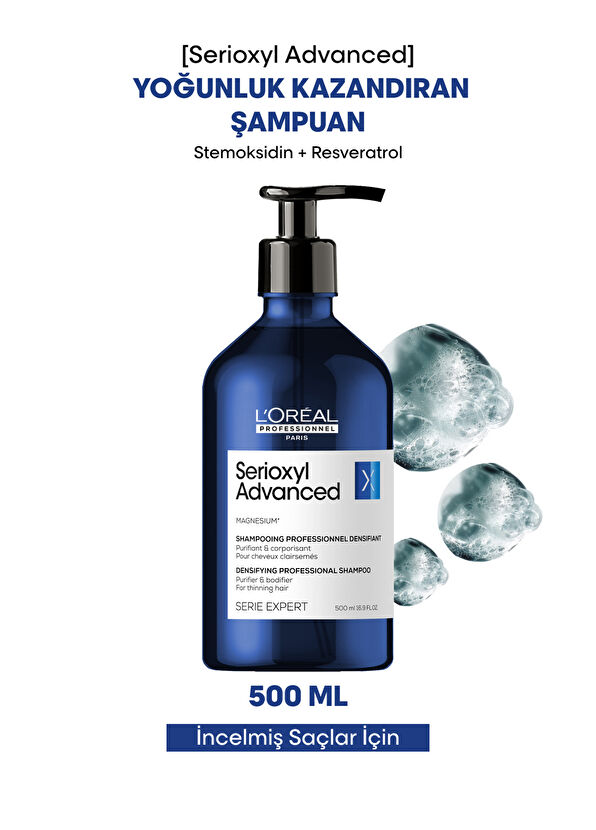 Loreal Professionnel Serie Expert Serioxyl İncelen Saçlar İçin Yoğunluk Kazandıran Şampuan 500 ml - 2