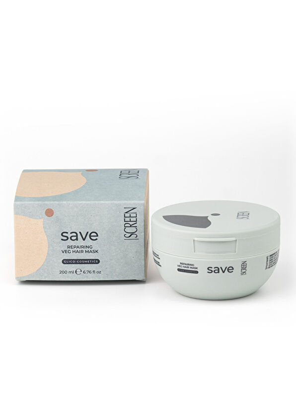 Screen Hair Care Save Repairing Onarıcı Vegan Saç Maskesi 200 ml - 4