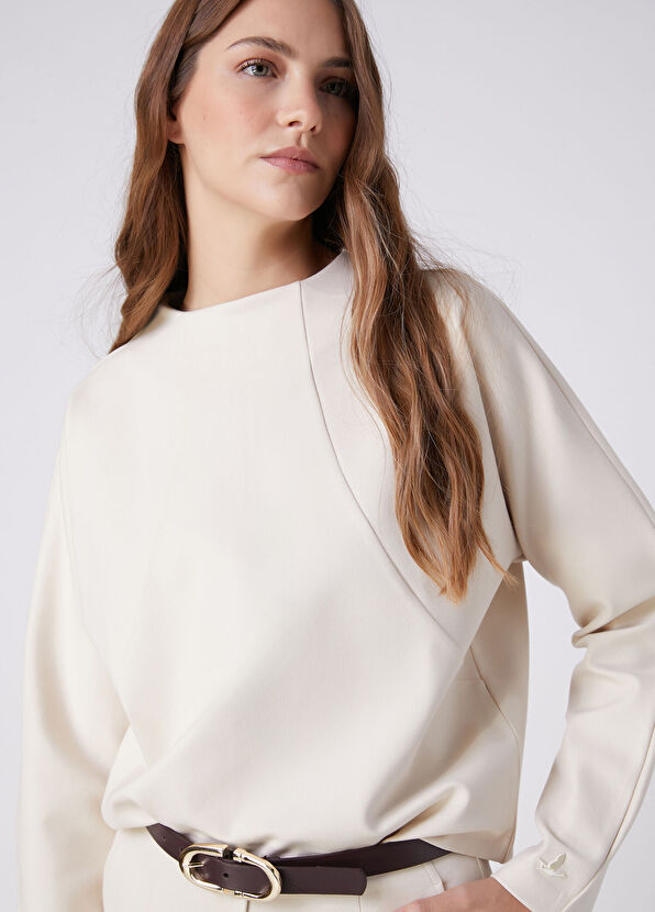 Beymen Club Açık Bej Reglan Kol Sweatshirt - 2