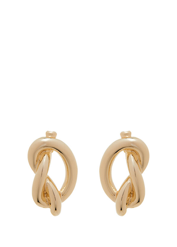 Beymen Club Gold Düğüm Formlu Kadın Küpe - 2