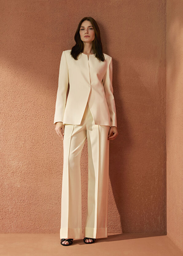 Beymen Collection Kırık Beyaz Yün Ceket - 1