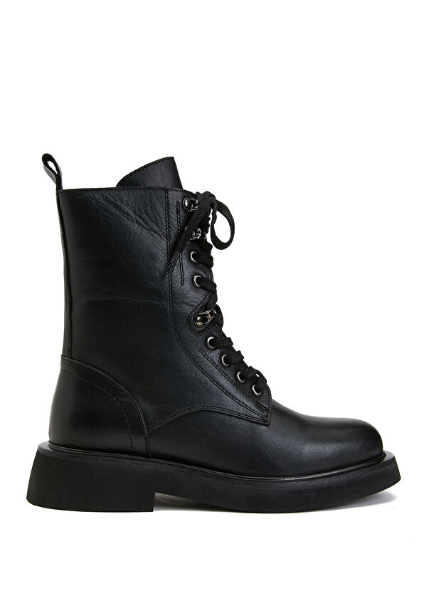 Beymen Club Black Womens Leather Boots - 1