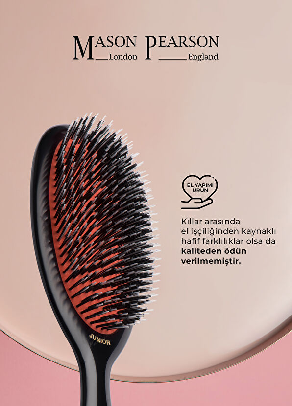 Mason Pearson Junior Bristle Nylon BN2 Dark Hair Brush - 2