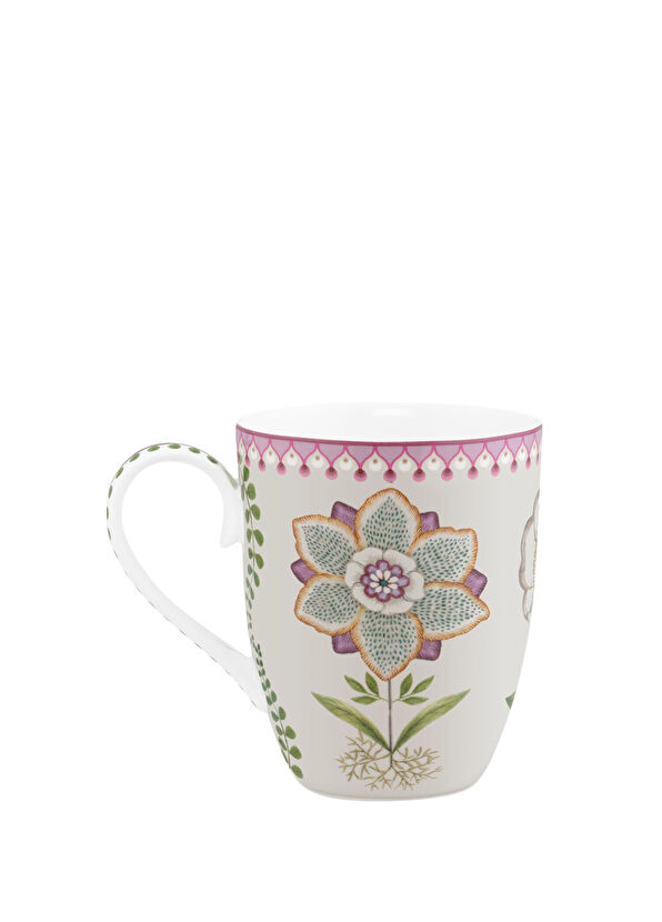 Pip Studio - Lily & Lotus Mor Porselen Kupa - Mor