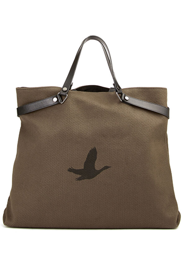 Beymen Club Kahverengi Logolu Alışveriş Çantası - 1