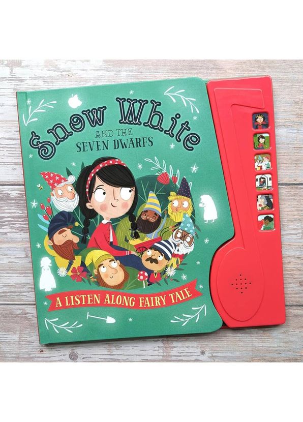 North Parade Publishing - Snow White Jumbo 6 Button Sound Book Yabancı ...