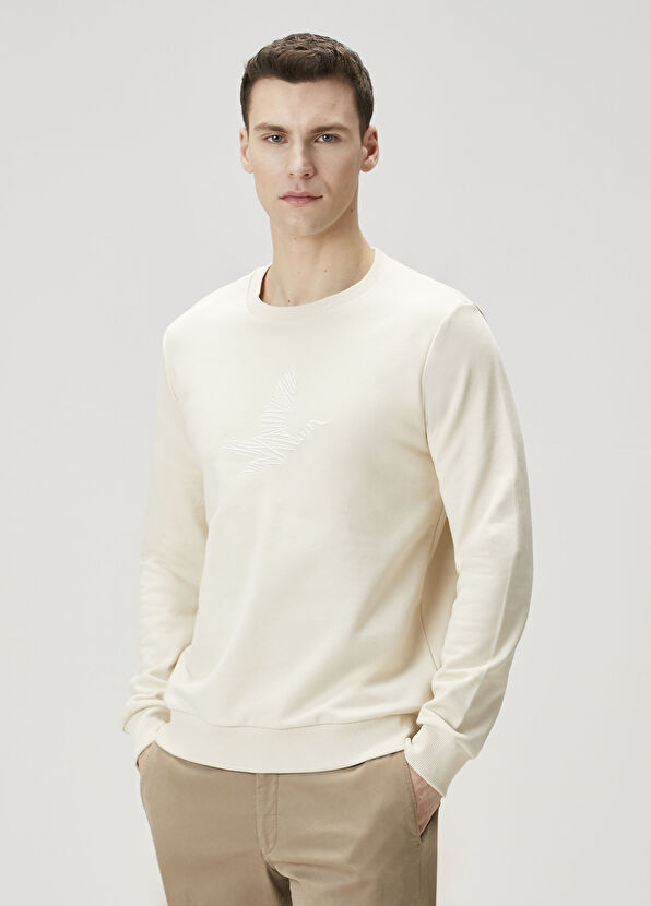 Beymen Club Kırık Beyaz Sweatshirt - 2