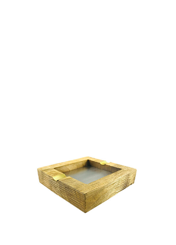 Woodstory Design Cigar Ashtray With Brown Membrane - 1