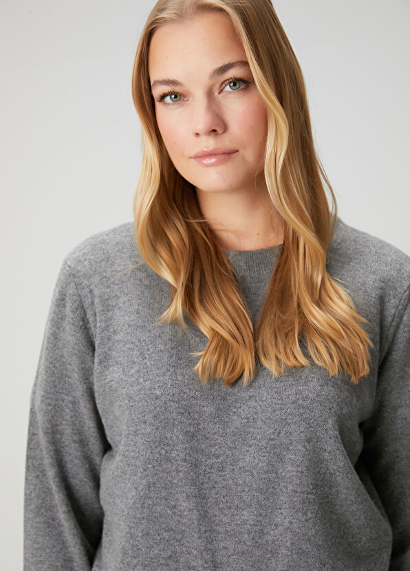 Beymen Club Gri Melanj Kaşmir Kazak - 2