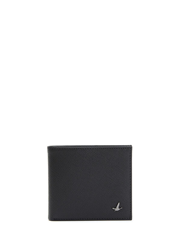 Beymen Club Siyah Logo Detaylı Erkek Deri Cüzdan - 1