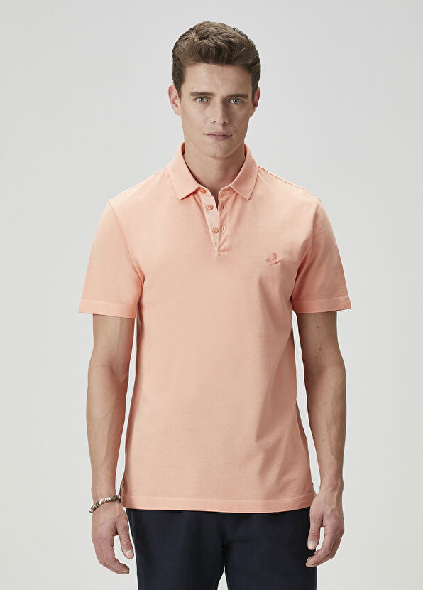Beymen Club Comfort Fit Apricot Polo T-Shirt - 1