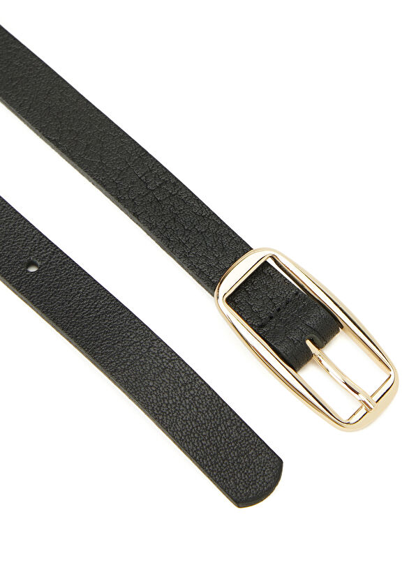 Beymen Club Siyah Kadın Deri Kemer - 2