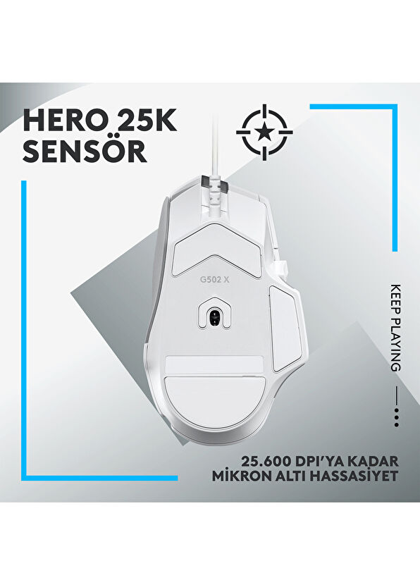 Logitech G502 X Kablolu Oyuncu Mouse 910-006147 - 4