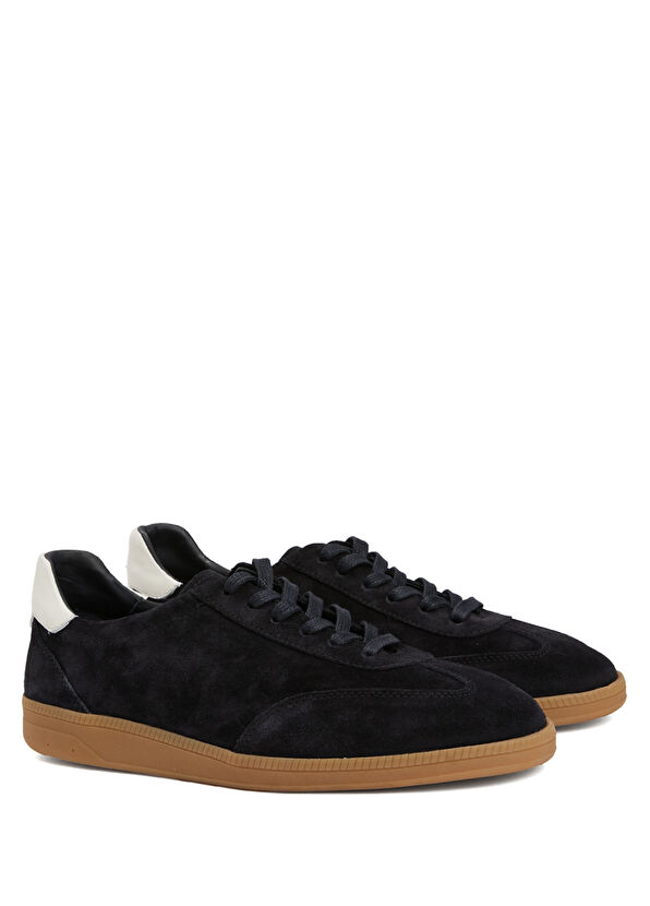 Beymen Club Navy Blue Men's Suede Sneakers - 2