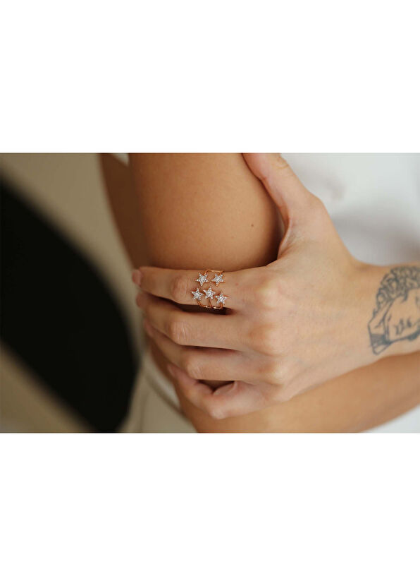 Reis Kuyumculuk Felix Star 14 Ayar Sarı Altın Kadın Yüzük - 2