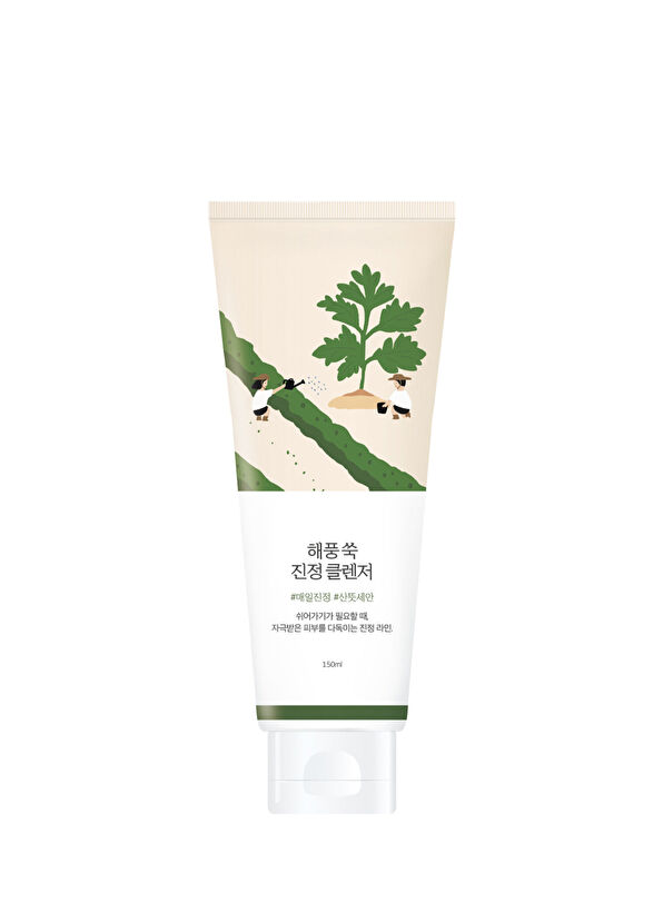 Round Lab Mugwort Calming Cleanser Skin pH Compatible Mugwort Extract Cleanser 150ml - 1