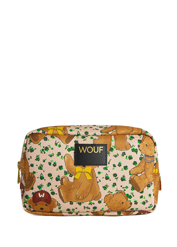 Wouf Cute Colorful Patterned Women's Makeup Bag - 1