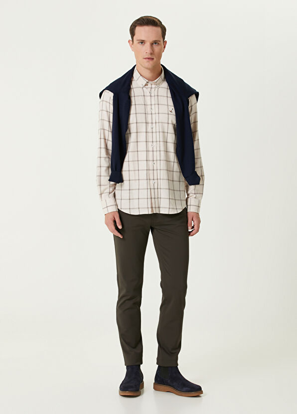 Beymen Club Comfort Fit Ecru Shirt - 3