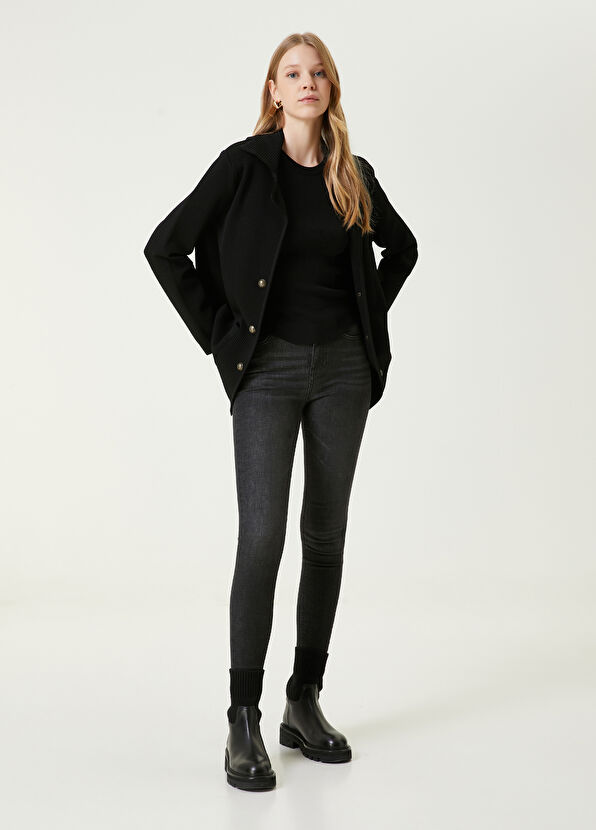 Beymen Club Black Knit Jacket - 2