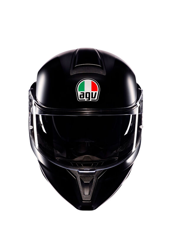 Agv Streetmodular Mono Matt Black Çene Açılır Motosiklet Kaskı - 2