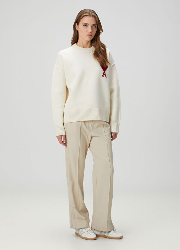 Ekru Yün Kazak - Görsel 3