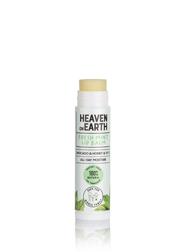Heaven On Earth Natural & Organic Fresh Mint Lip Balm Moisturizing Nourishing Mint Lip Cream - 2