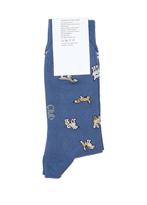 Beymen Club Blue Men's Socks - 2
