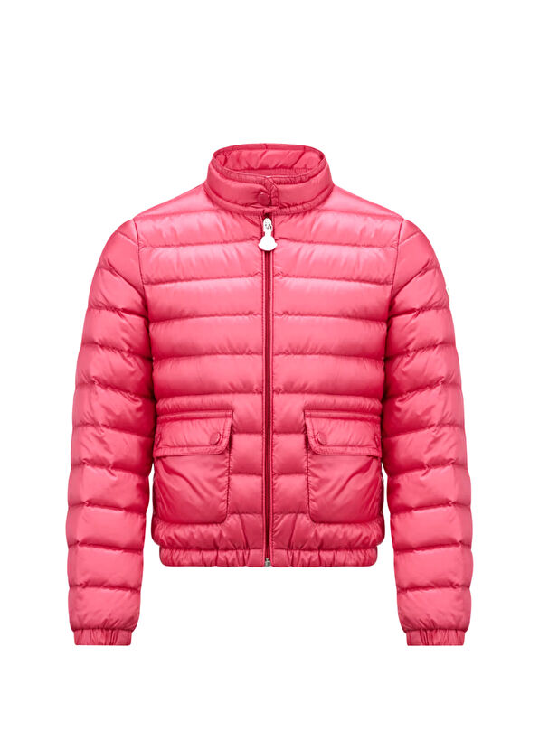 Moncler Pembe Kız Çocuk Puff Ceket - 1