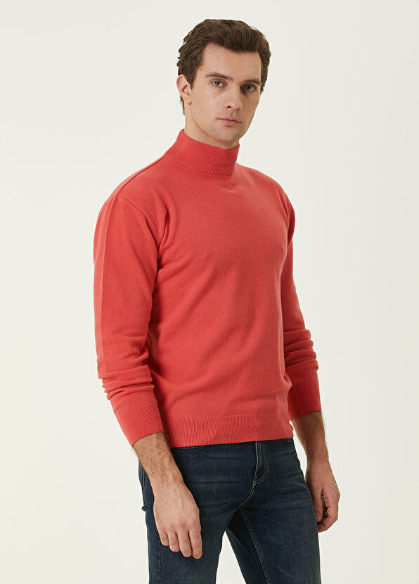 Beymen Club Kiremit Yarım Balıkçı Yaka Yün Kazak - 1