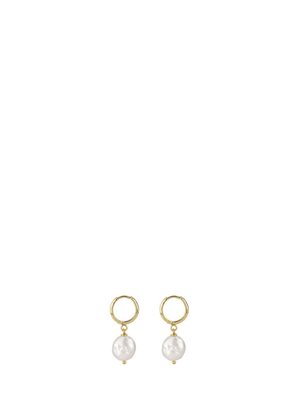 Ecru Atelier Marlowe Gold Plated Women's Pearl Earrings - 1