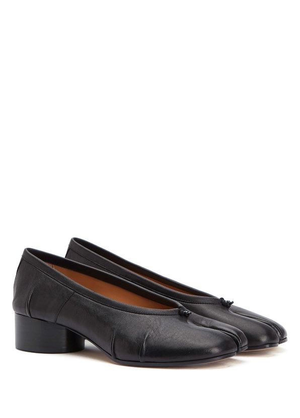 Maison Margiela Tabi Black Leather High Heels - 2