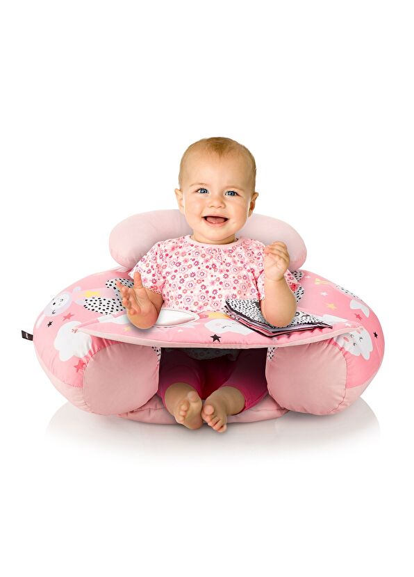 Wellgro Dreamy Cat Pembe Bebek Oturma Minderi - 4