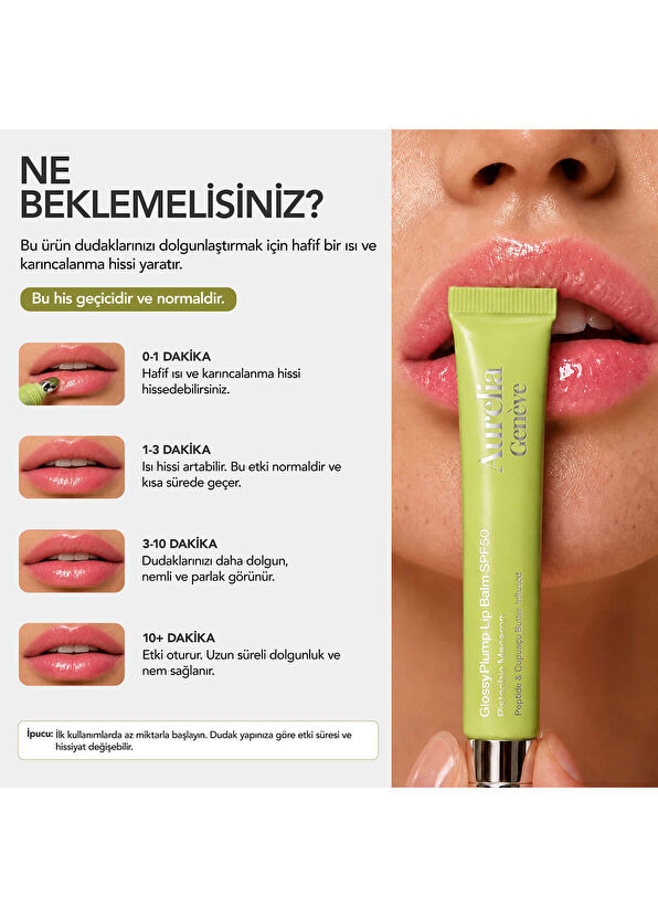 Aurelia Genève Glossy Plump Lip Balm SPF50 - Pistachio Macaron - 3