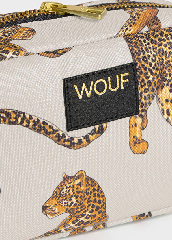Wouf The Leopard Print Women's Makeup Bag - 2