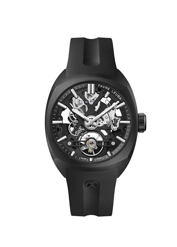 Favre Leuba Chief Skeleton 00.20106.105.06.301 Siyah Erkek Kol Saati - 1