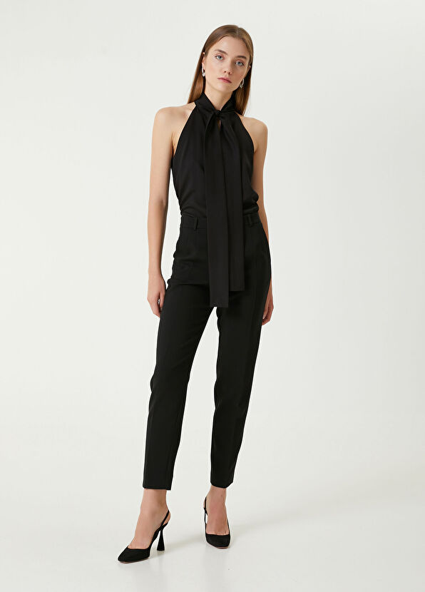 Beymen Collection Siyah İpek Bluz - 3