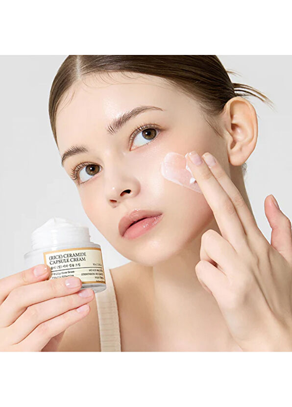 Fully Fully Rice Ceramide Capsule Cream Pirinç Seramid Bariyer Güçlendirici Kapsül Krem 90 ml - 4