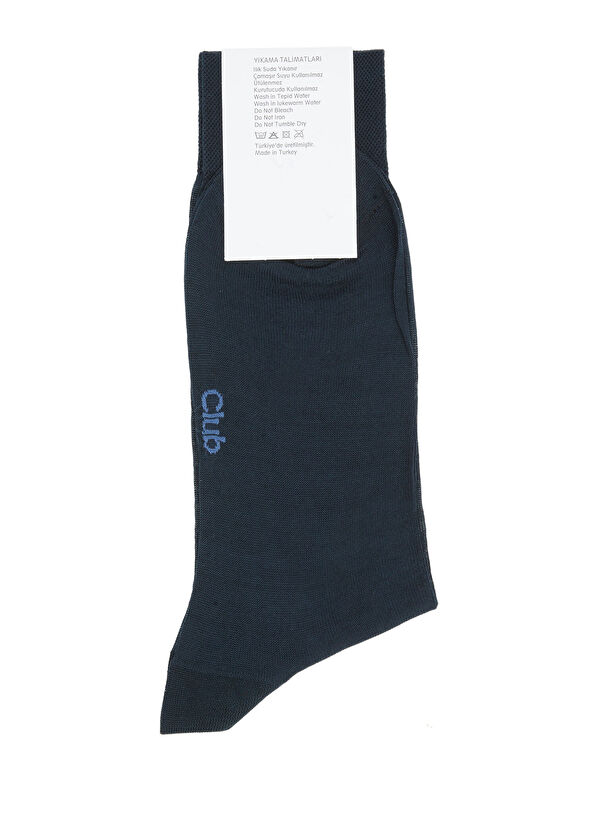 Beymen Club Navy Blue Slim Men's Mercerized Socks - 2