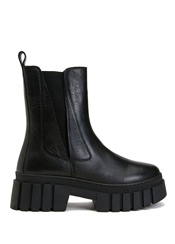 Beymen Club Black Womens Leather Boots - 1