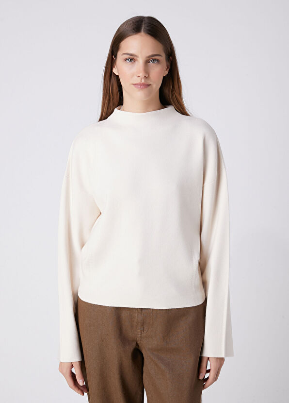 Beymen Club Ecru High Neck Sweater - 4
