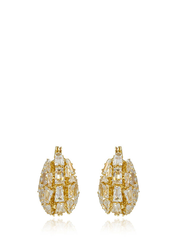 Beymen Club Zircon Interlaced Women's Earrings - 1
