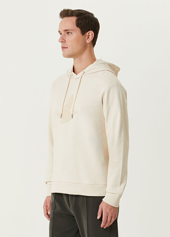 Beymen Club Beige Hooded Sweatshirt - 2