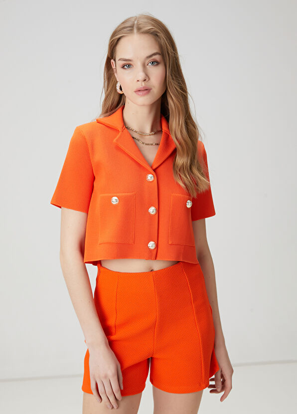 Beymen Club Mercan Crop Ceket - 1