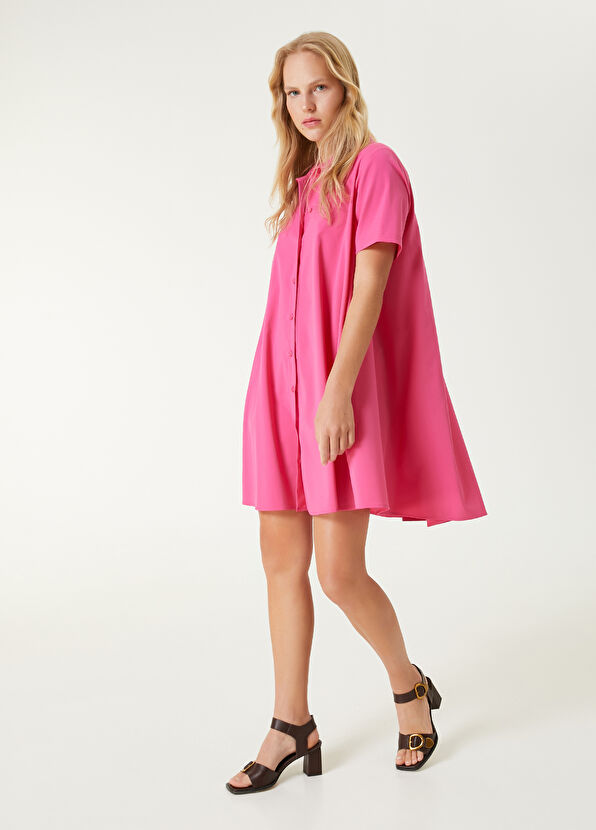 Beymen Club Pembe A Kesim Mini Elbise - 4