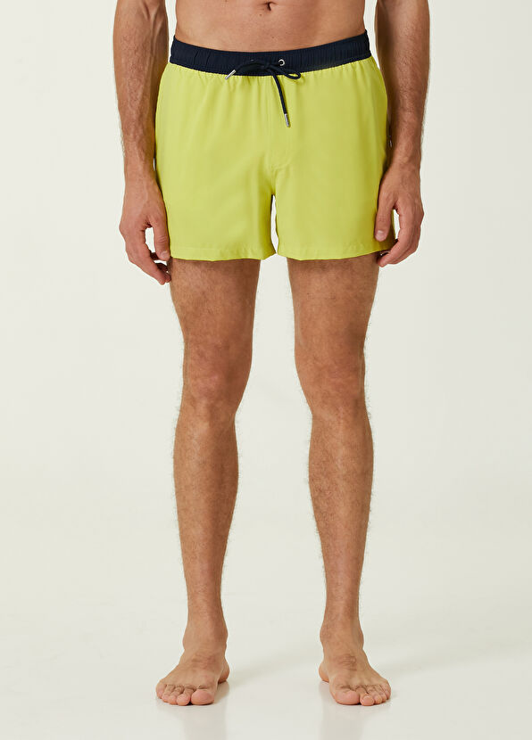 Beymen Club Sarı Kontrast Bel Detaylı Mayo - 2