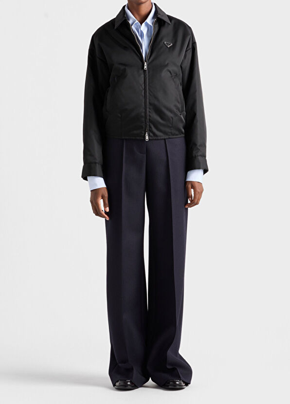 Prada Siyah Re-Nylon Kadın Bluzon Ceket - 2